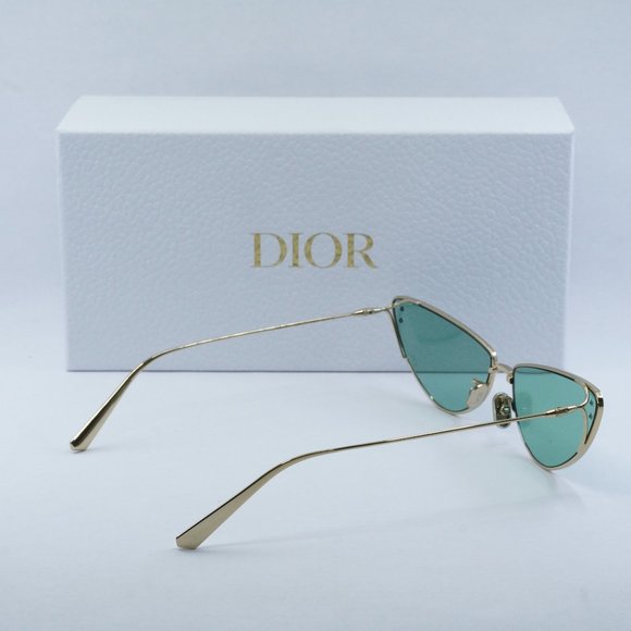 Dior MISSDIOR B1U B0O0 Cat Eye Sunglasses - Gold/Green - Picture 10 of 11